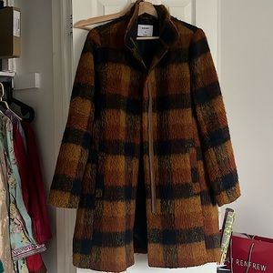 Old Navy plaid coat
